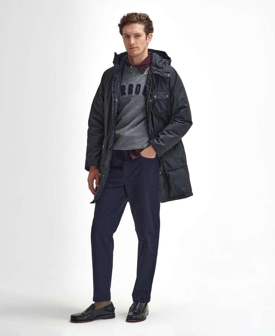 zimowa parka woskowana