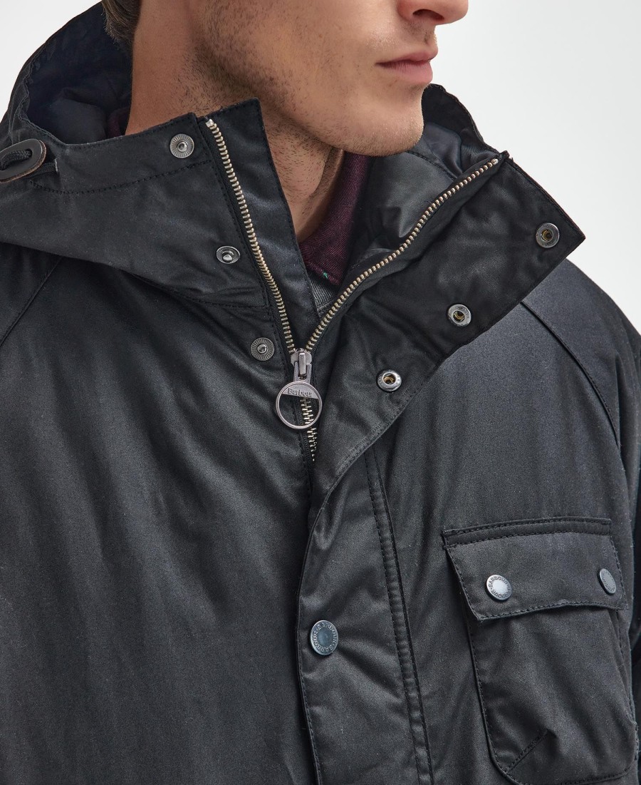 zimowa parka woskowana