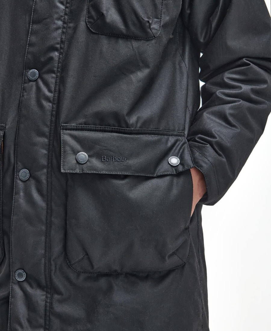 zimowa parka woskowana