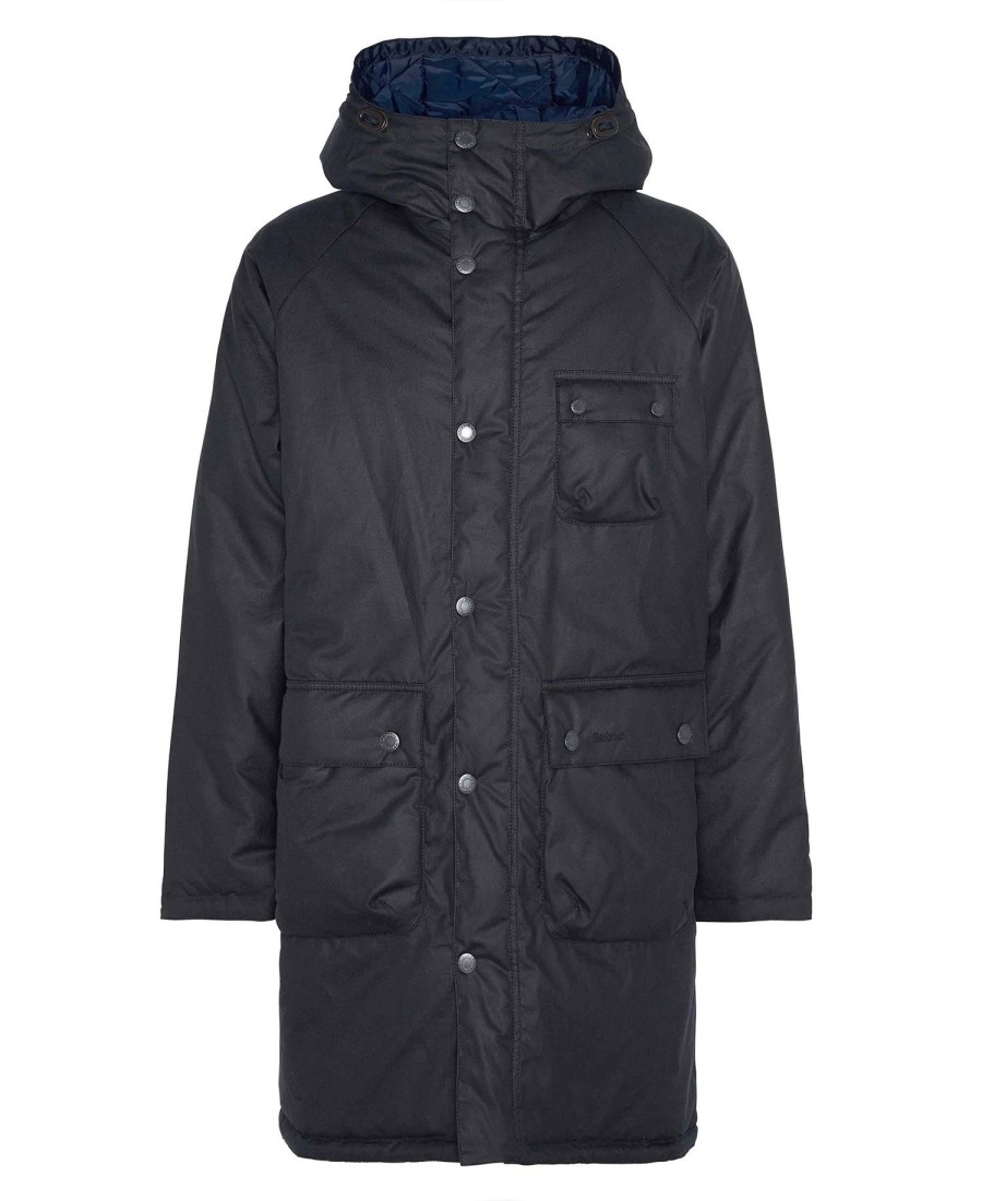 zimowa parka woskowana