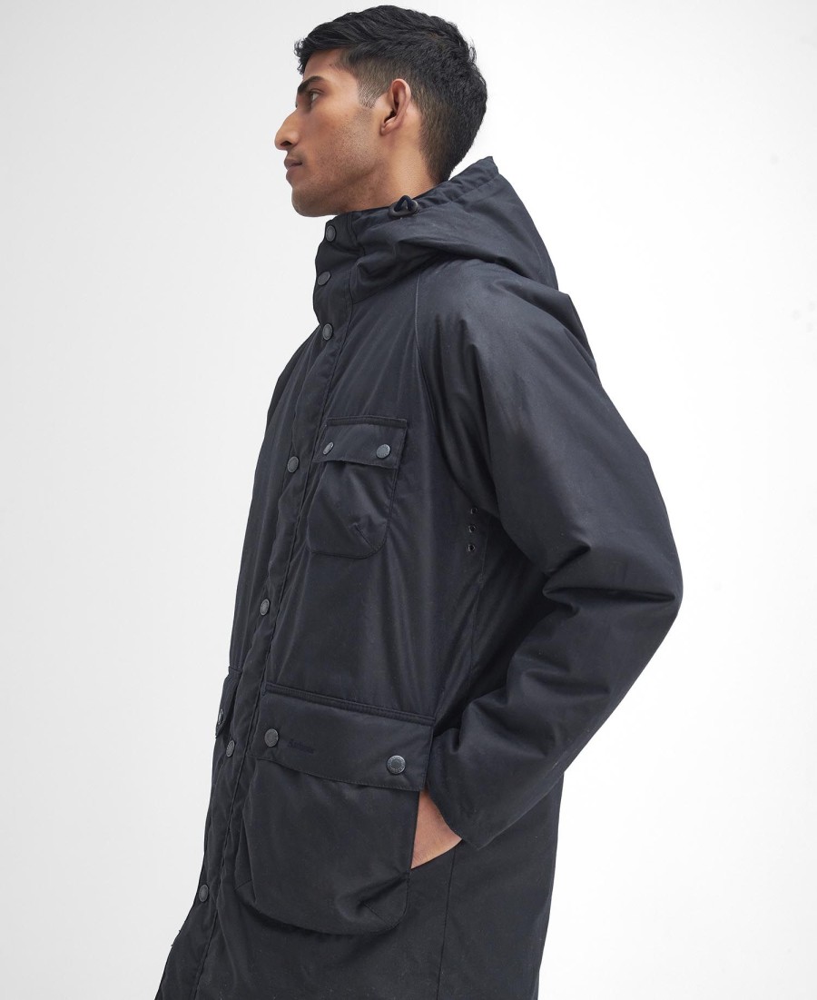 zimowa parka woskowana