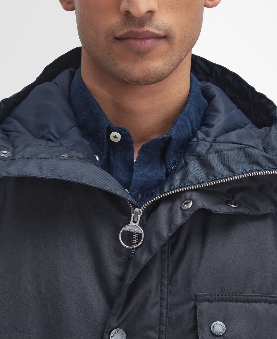 zimowa parka woskowana