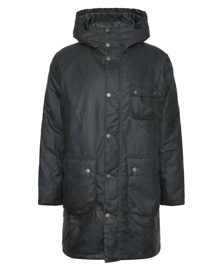 zimowa parka woskowana