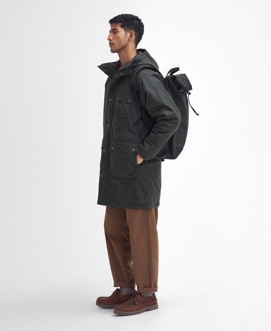 zimowa parka woskowana