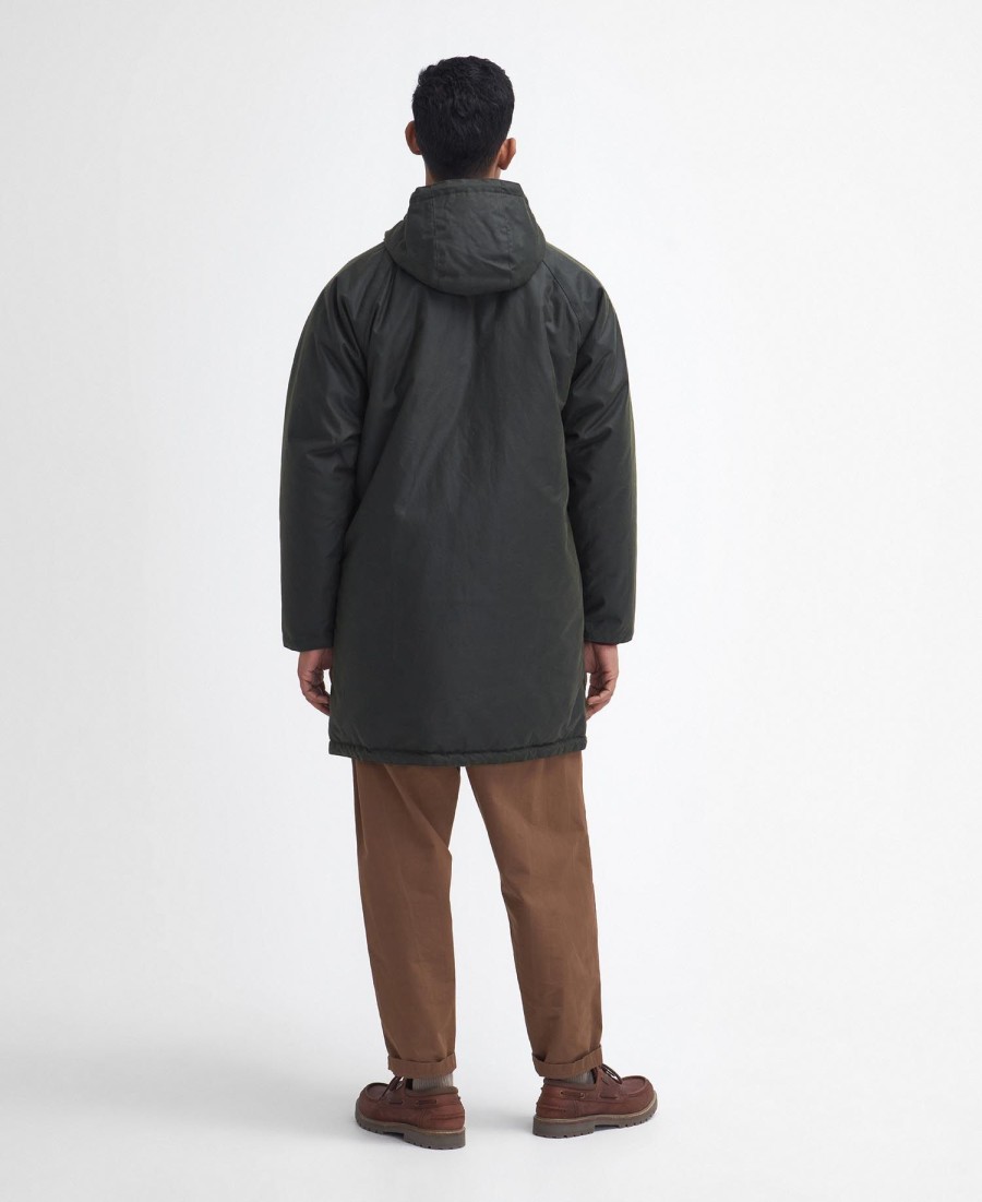 zimowa parka woskowana
