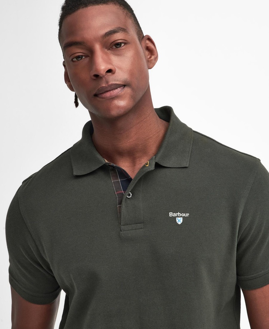 koszulka polo tartan pique