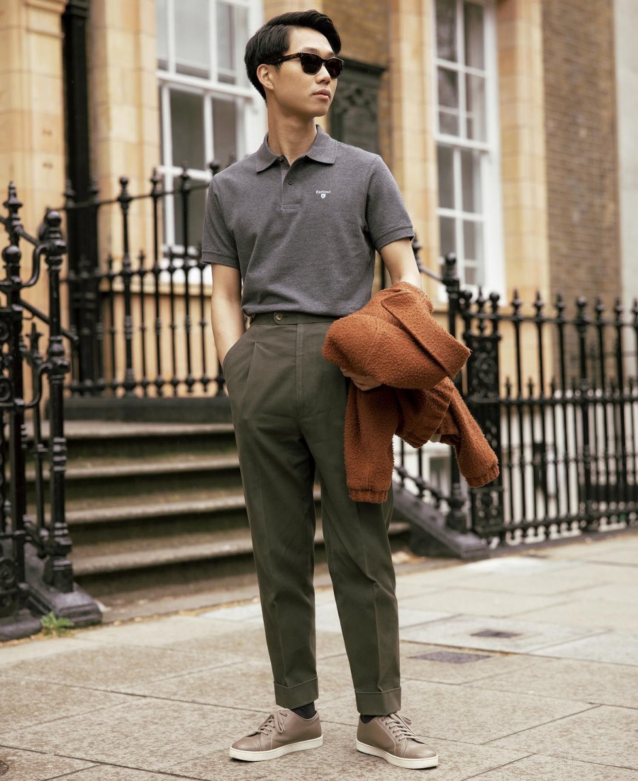 koszulka polo tartan pique