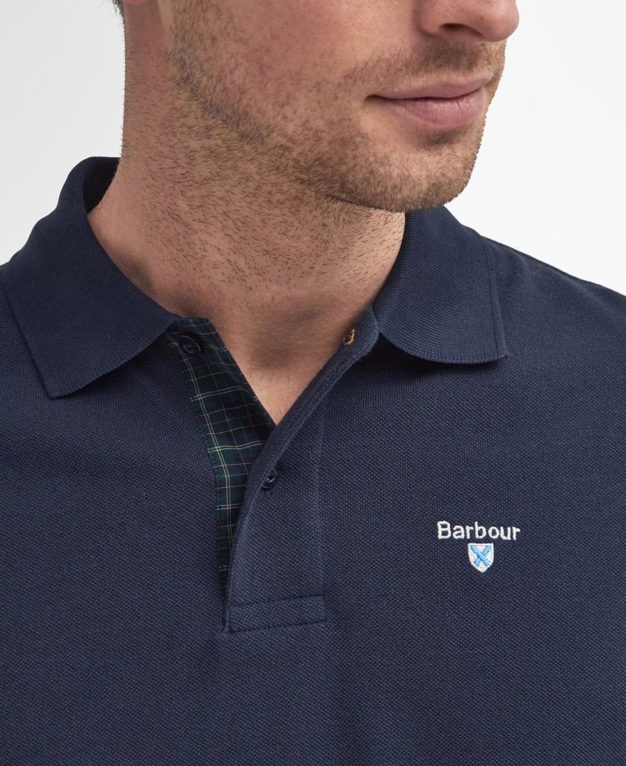 koszulka polo tartan pique