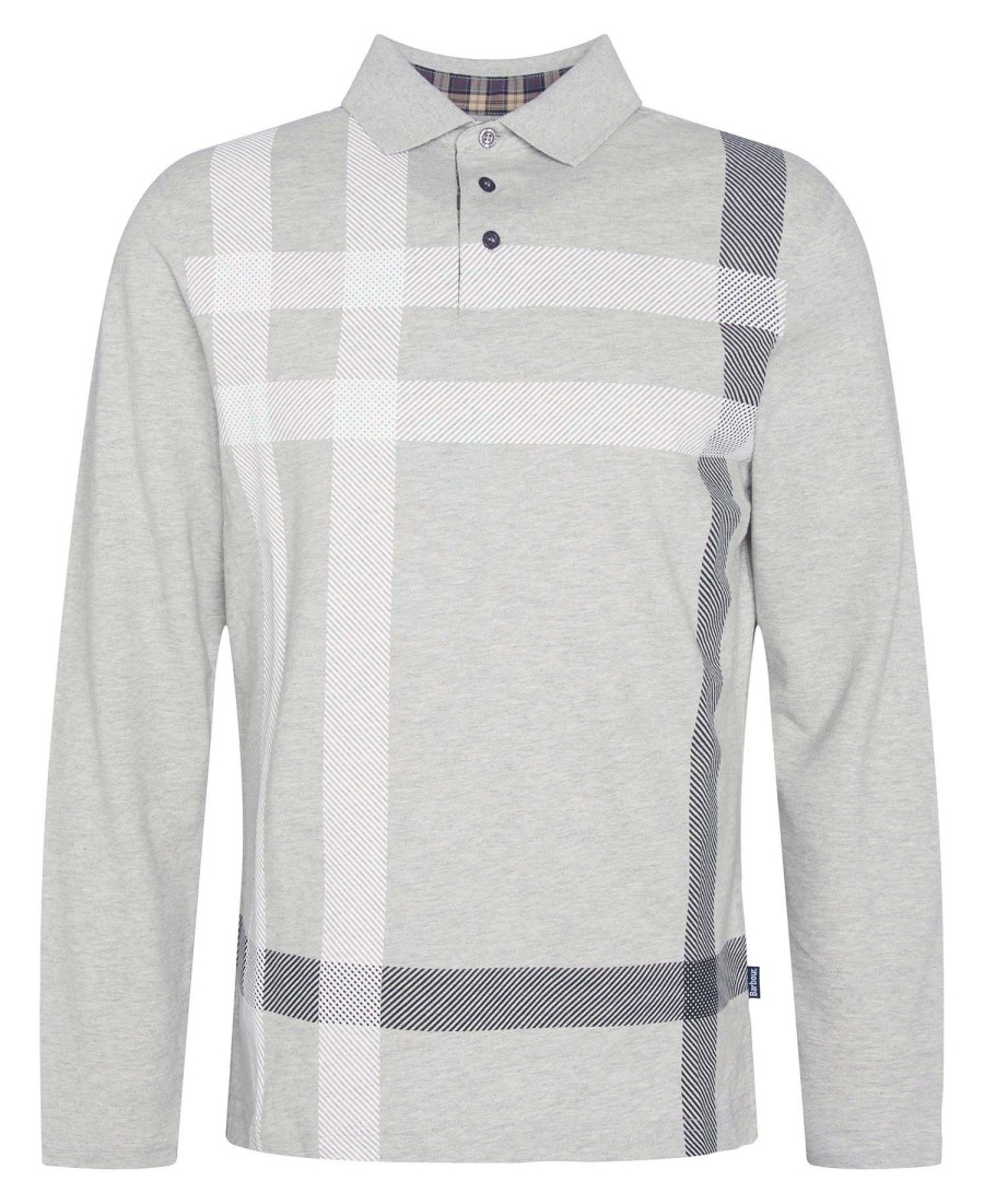 koszulka polo z długim rękawem blaine tartan