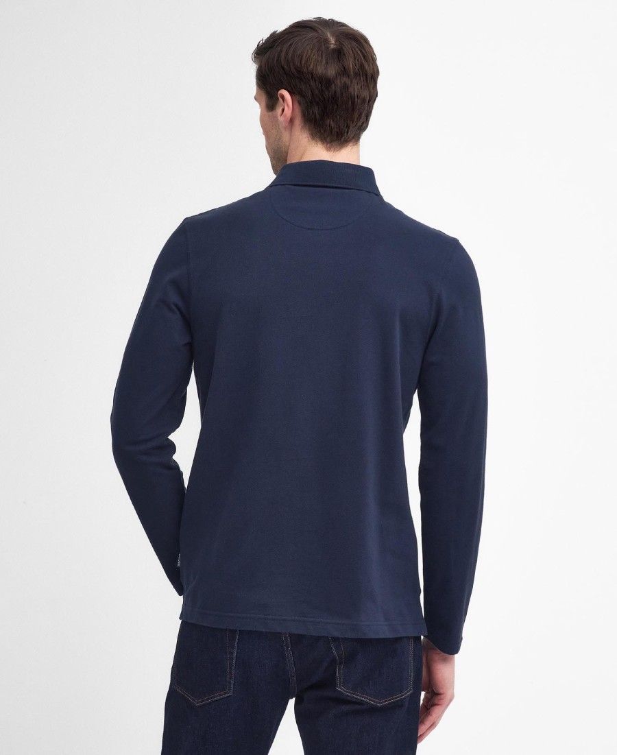 koszulka polo z długim rękawem blaine tartan