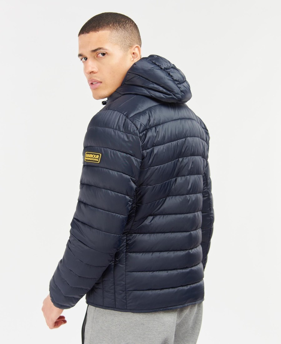 kurtka pikowana z kapturem racer ouston