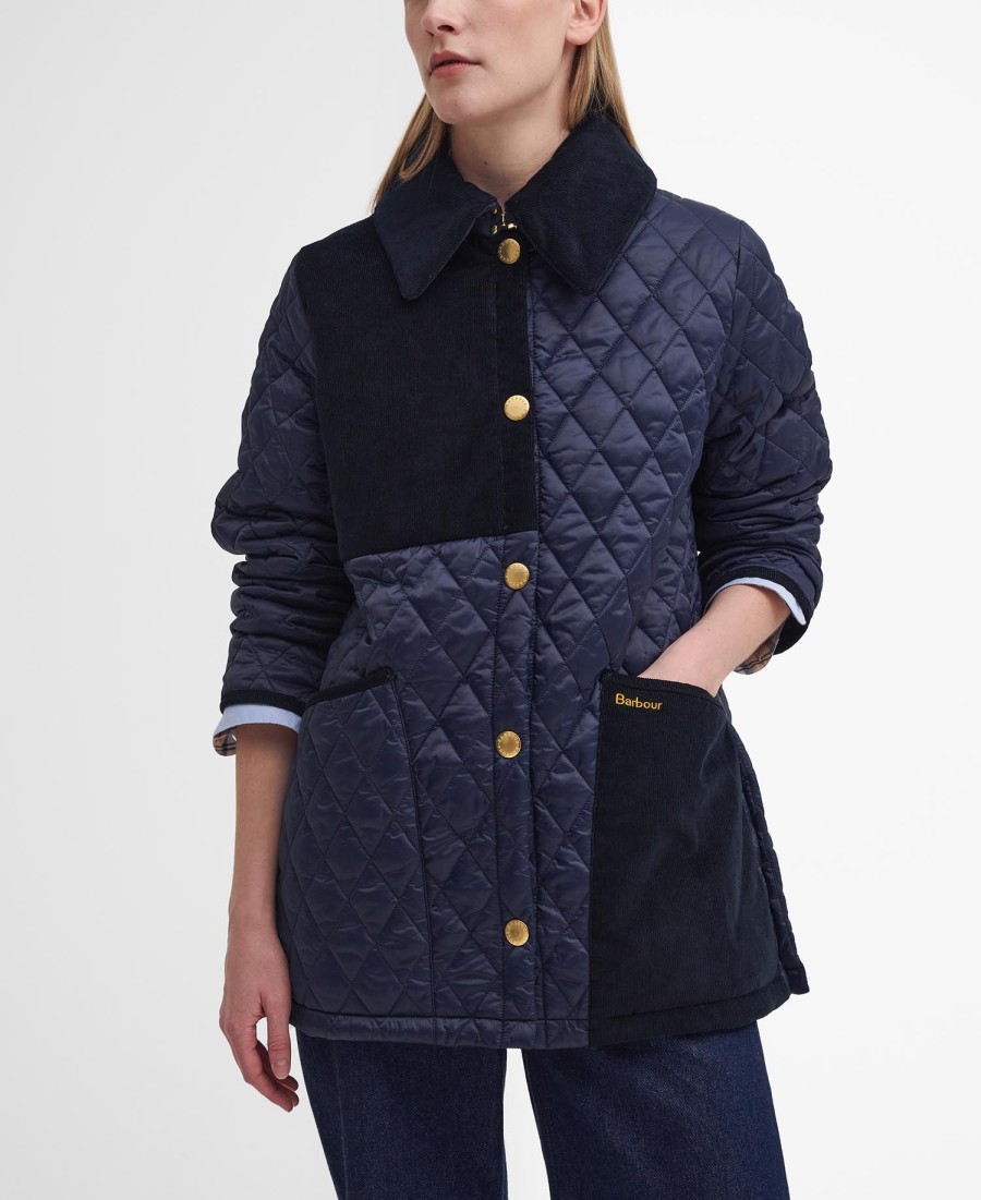 kurtka pikowana reeth patchwork