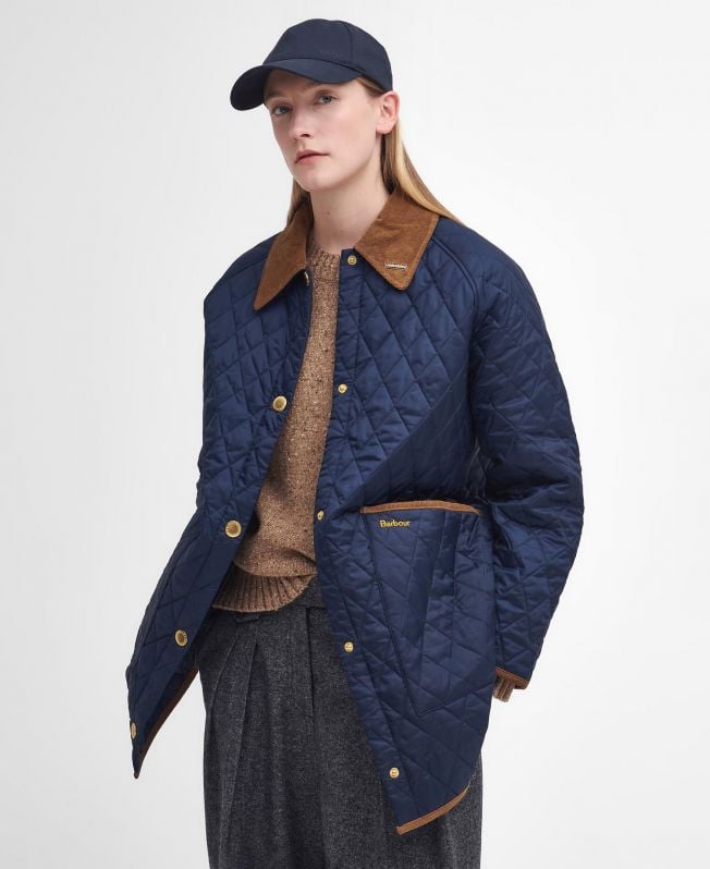 liddesdale 30s oversizeowa pikowana kurtka