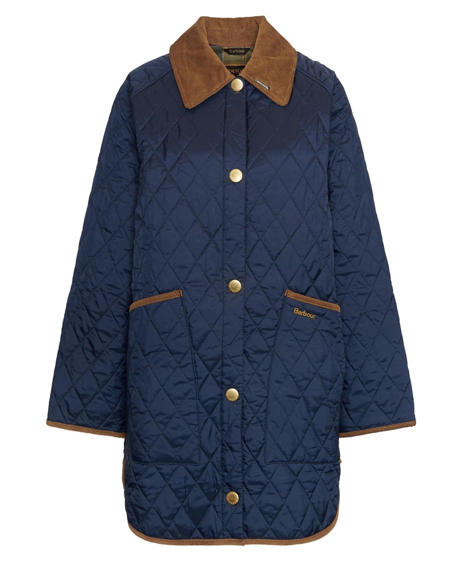 liddesdale 30s oversizeowa pikowana kurtka