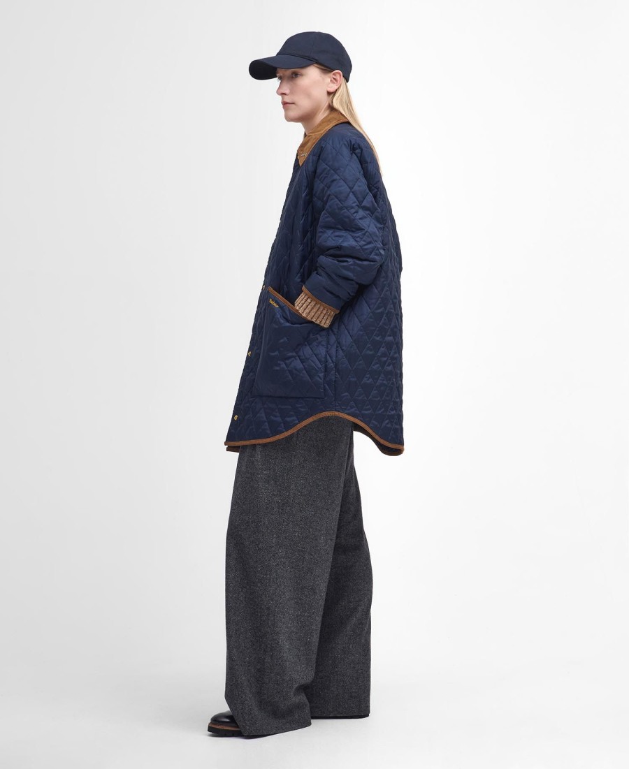 liddesdale 30s oversizeowa pikowana kurtka
