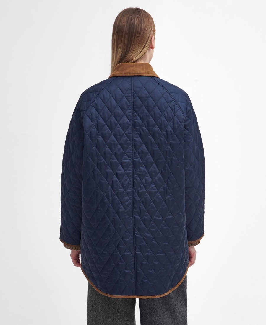 liddesdale 30s oversizeowa pikowana kurtka