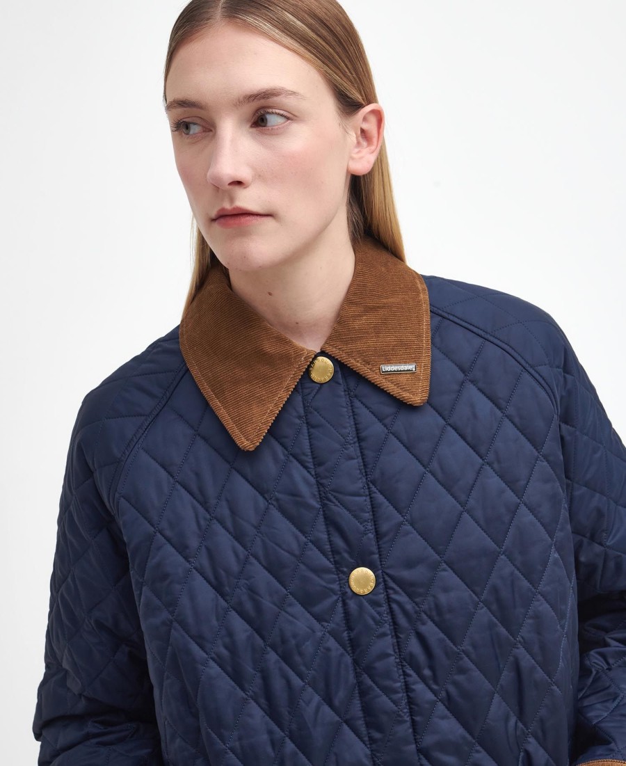 liddesdale 30s oversizeowa pikowana kurtka
