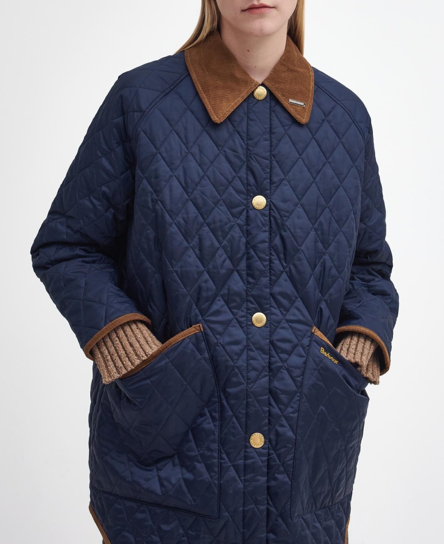 liddesdale 30s oversizeowa pikowana kurtka