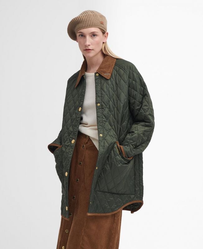 liddesdale 30s oversizeowa pikowana kurtka