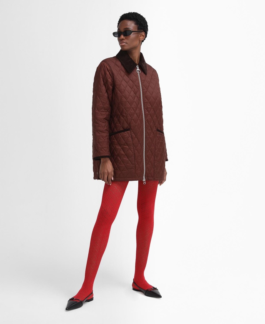 kurtka pikowana barbour the edit by alexa dominic