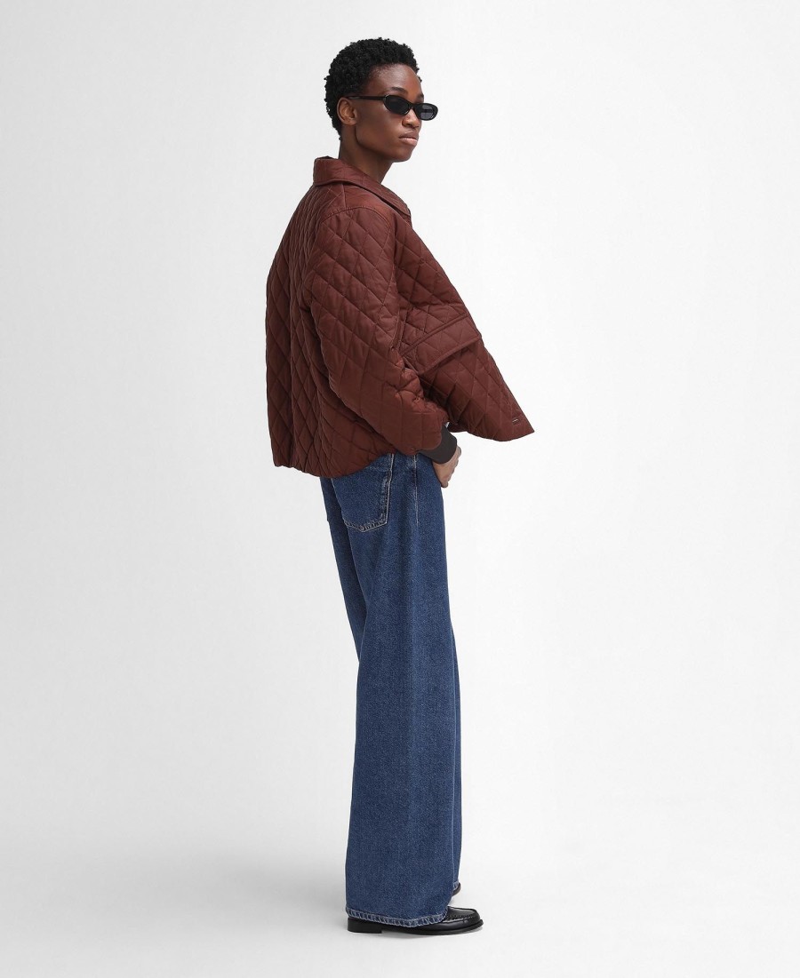 kurtka pikowana barbour the edit by alexa jamie
