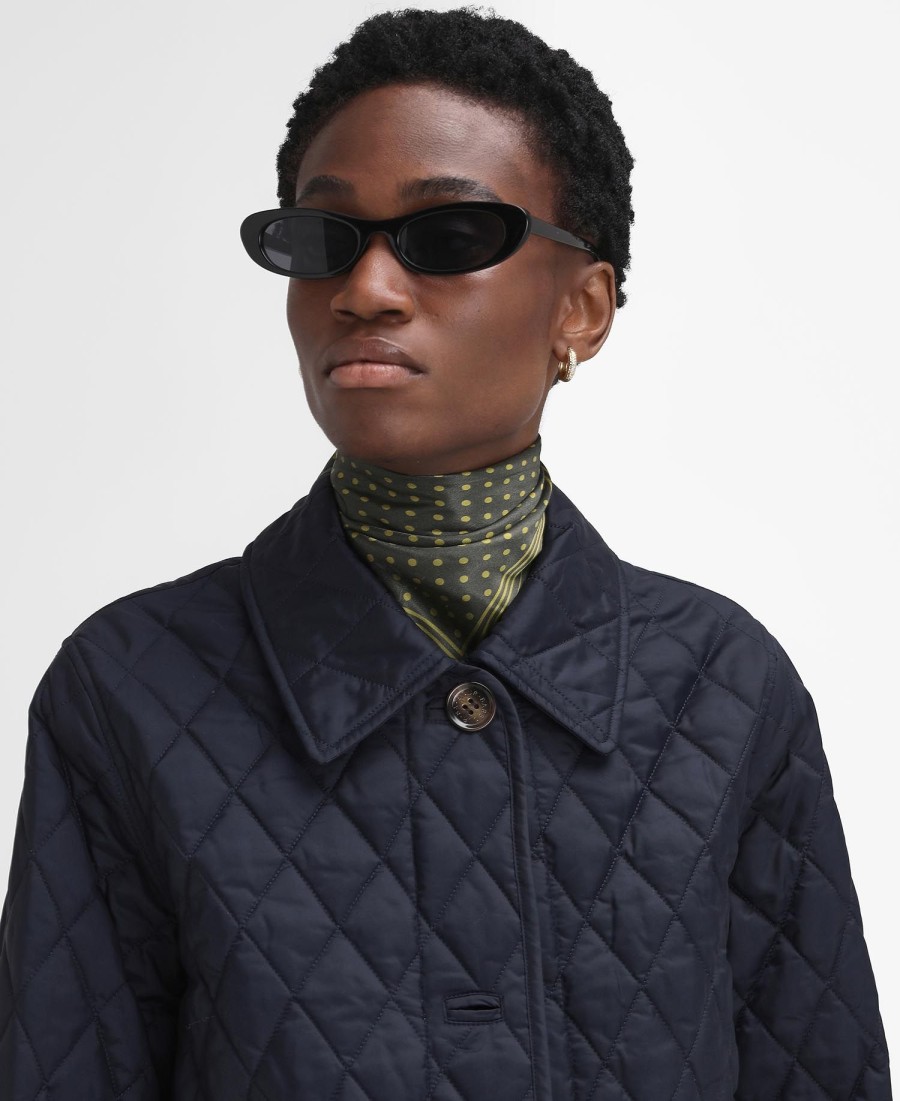 kurtka pikowana barbour the edit by alexa jamie