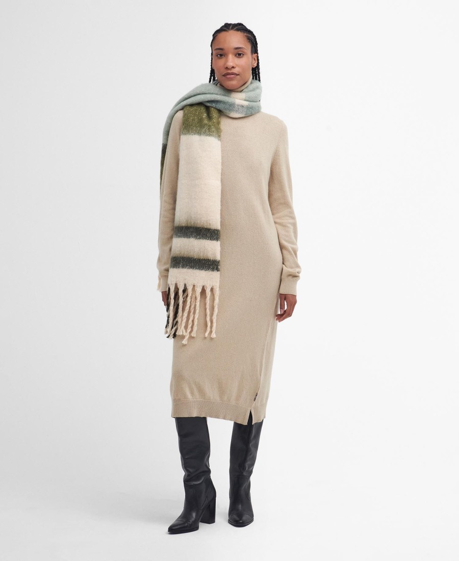 szalik boucle z tartanu isla