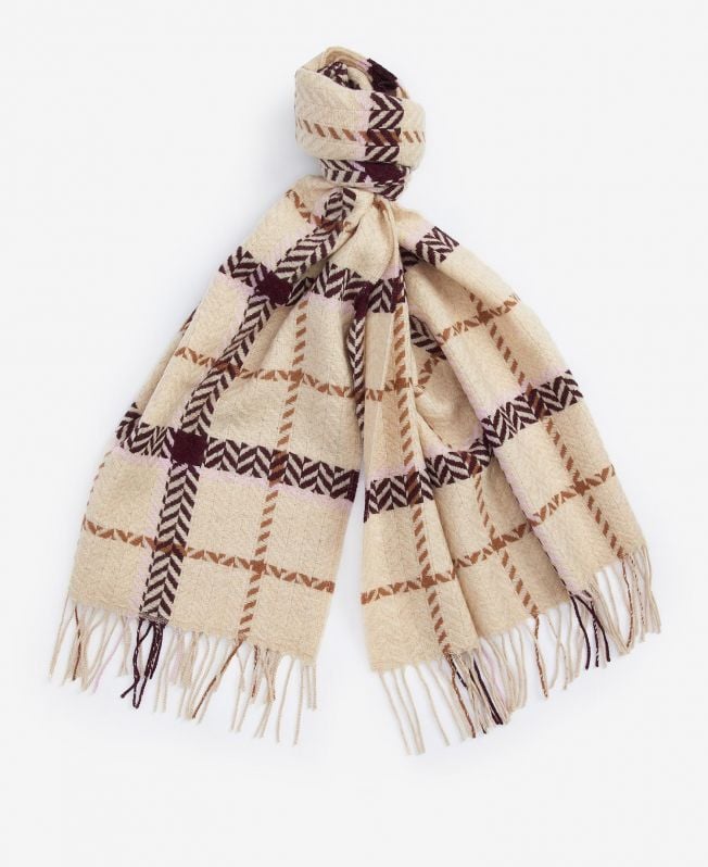 szalik w jodełkę claudette