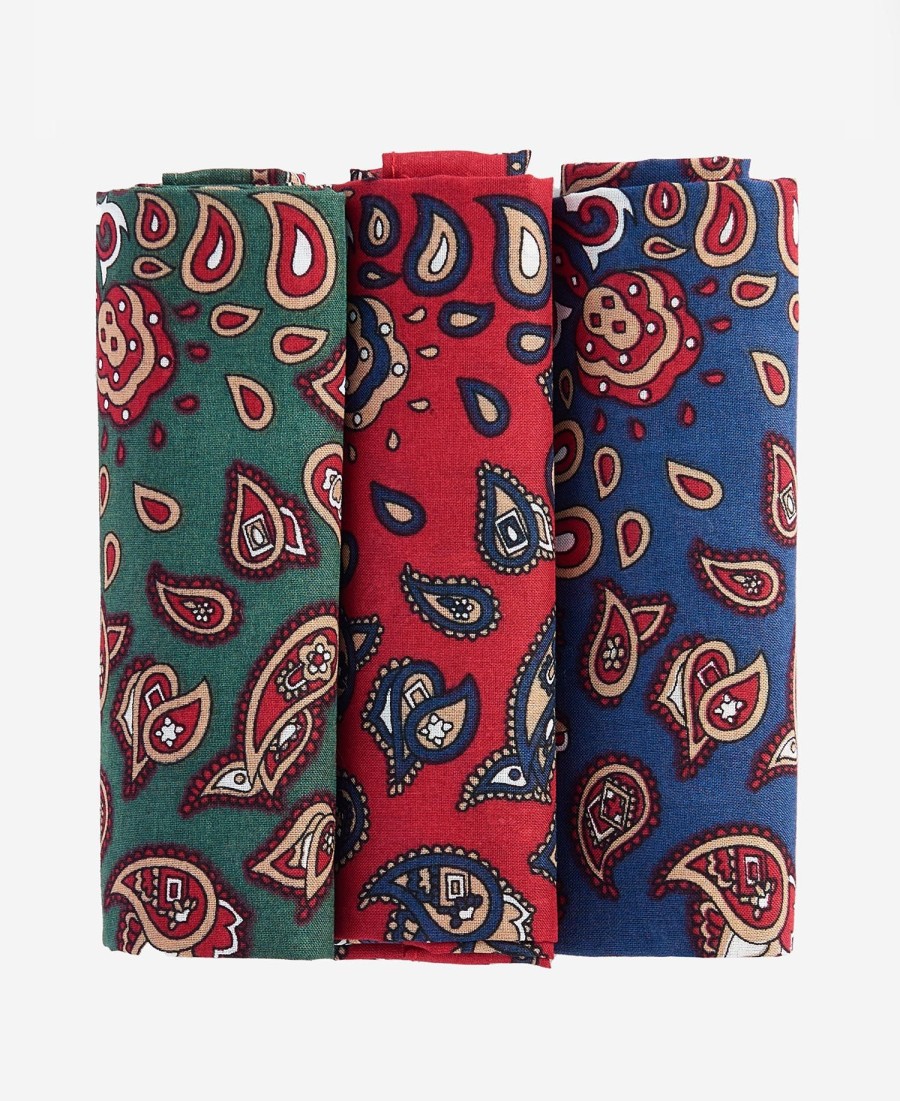 zestaw prezentowy chusteczek w stylu paisley
