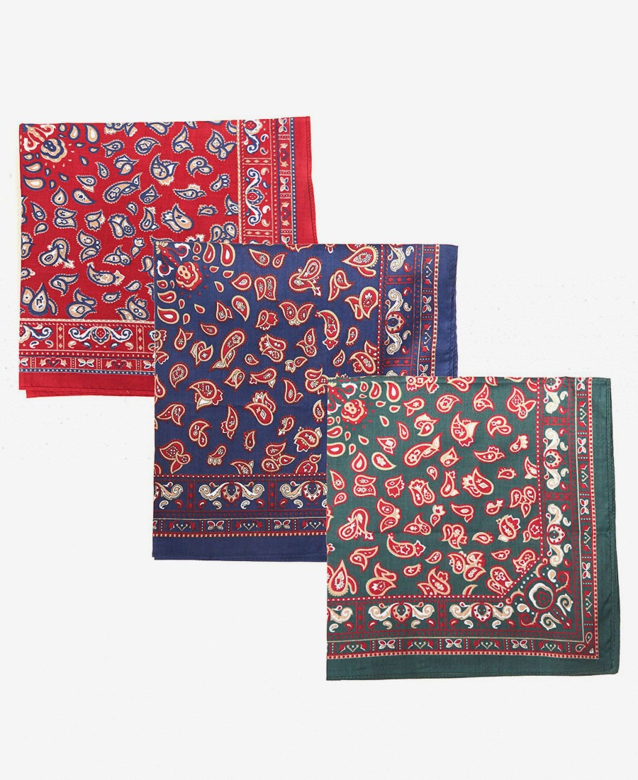 zestaw prezentowy chusteczek w stylu paisley