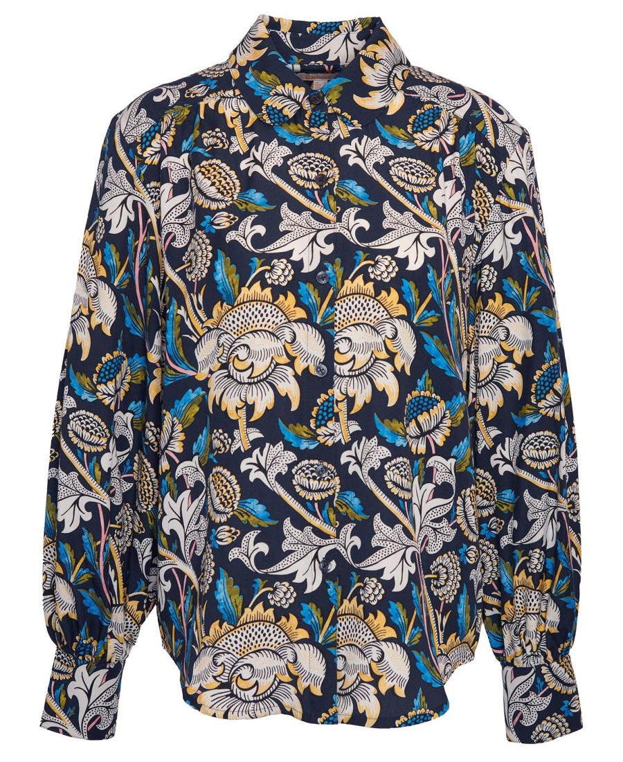 koszula barbour x william morris gallery rendall z nadrukiem