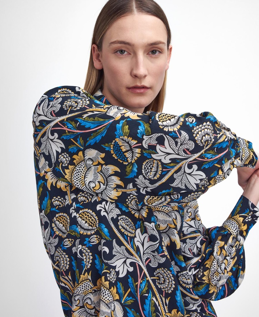 koszula barbour x william morris gallery rendall z nadrukiem