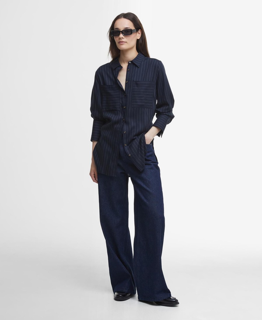 koszula carrie relaxed pinstripe