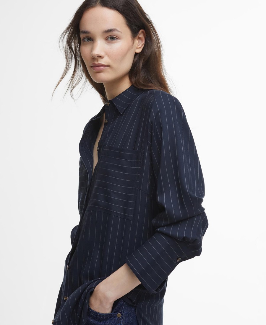 koszula carrie relaxed pinstripe