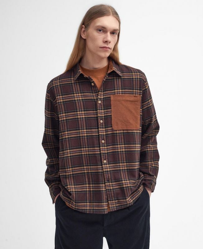 koszula burlington oversized z długim rękawem i ściągaczem