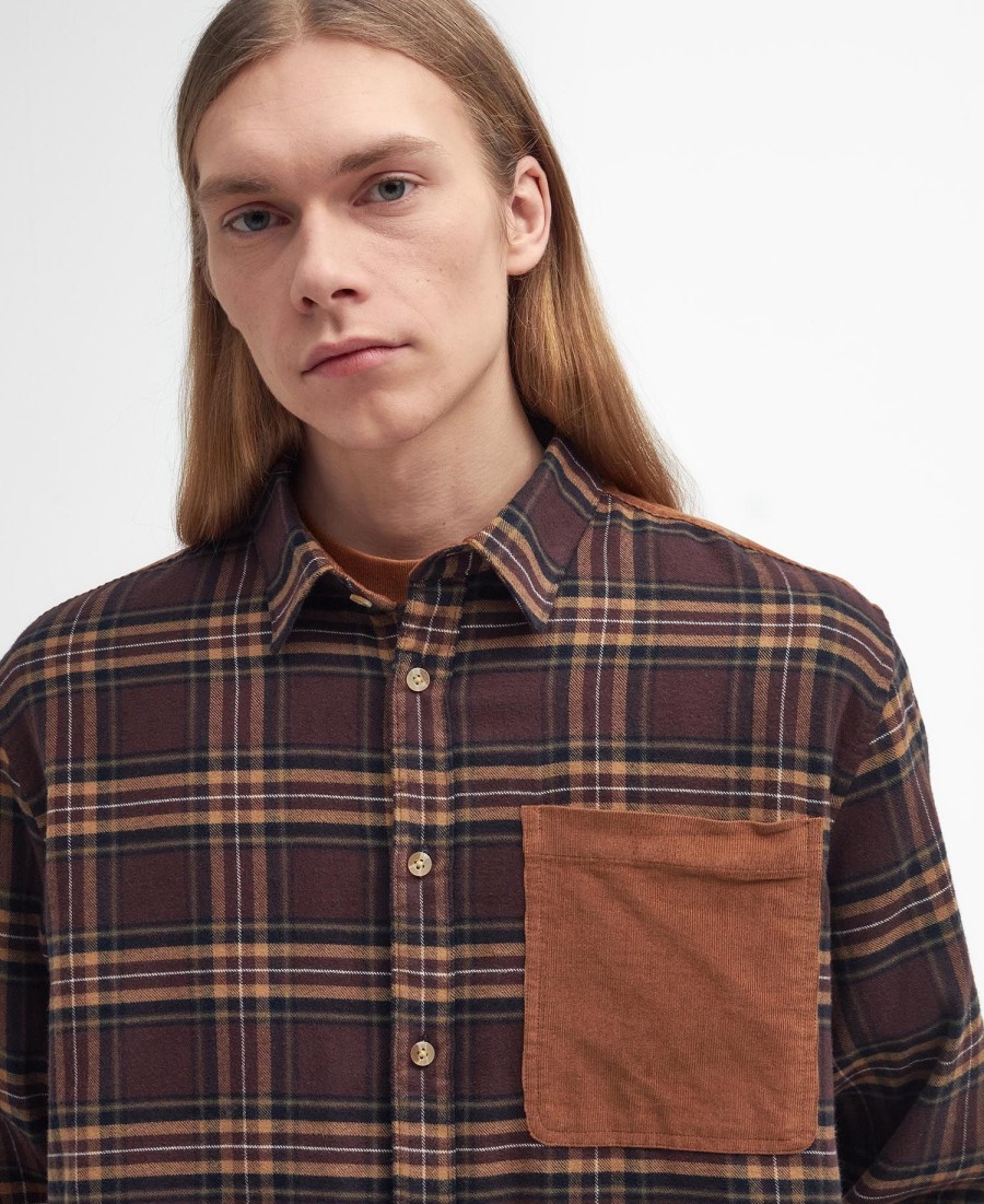 koszula burlington oversized z długim rękawem i ściągaczem