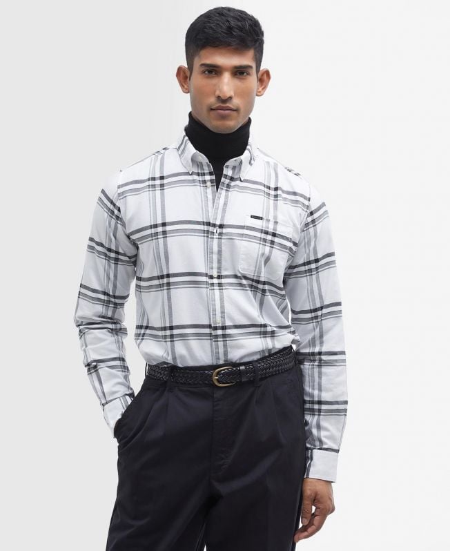 koszula z długim rękawem nethertown tailored