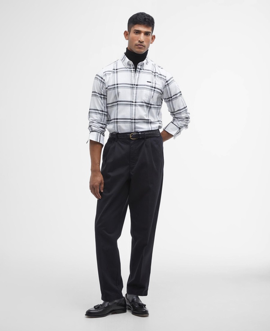koszula z długim rękawem nethertown tailored