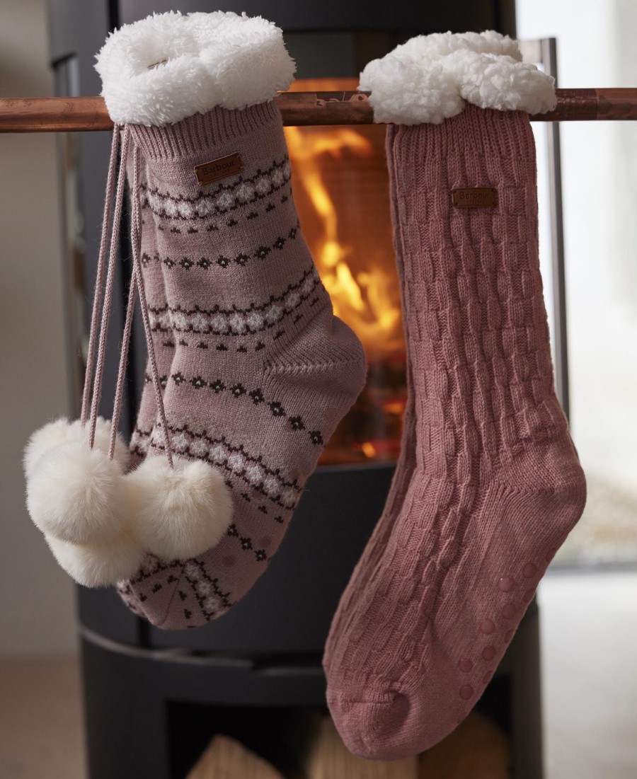 skarpetki wypoczynkowe cable knit