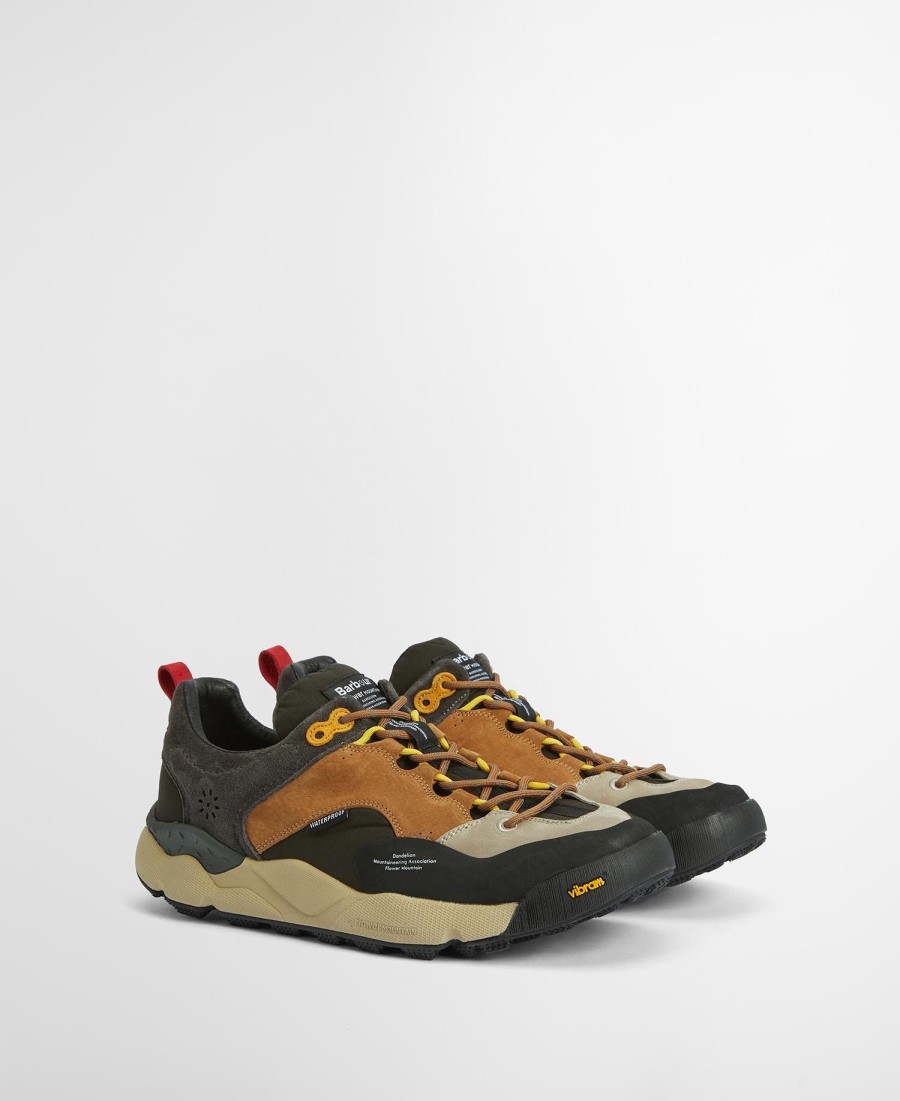 barbour x flower mountain back country uni sneakers