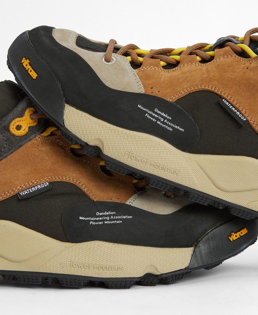 barbour x flower mountain back country uni sneakers