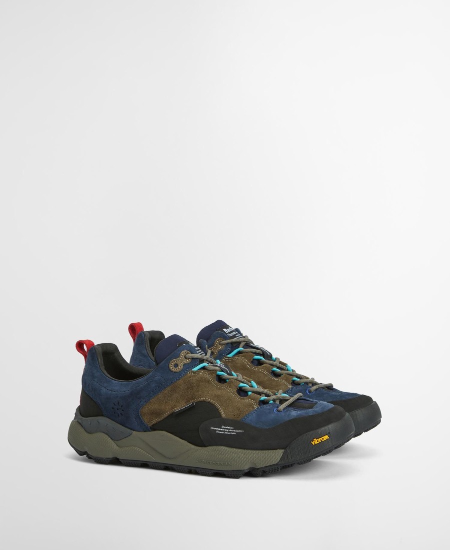 barbour x flower mountain back country uni sneakers