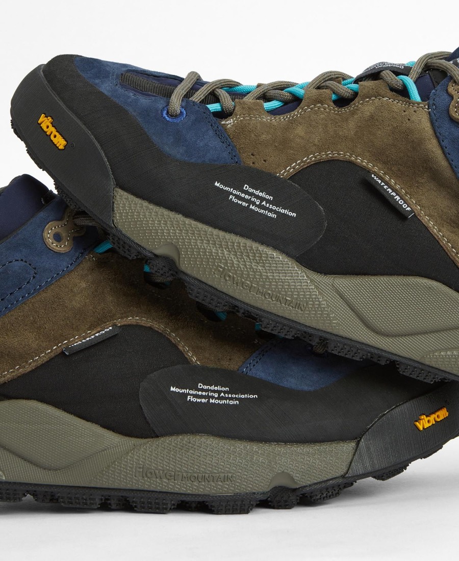 barbour x flower mountain back country uni sneakers