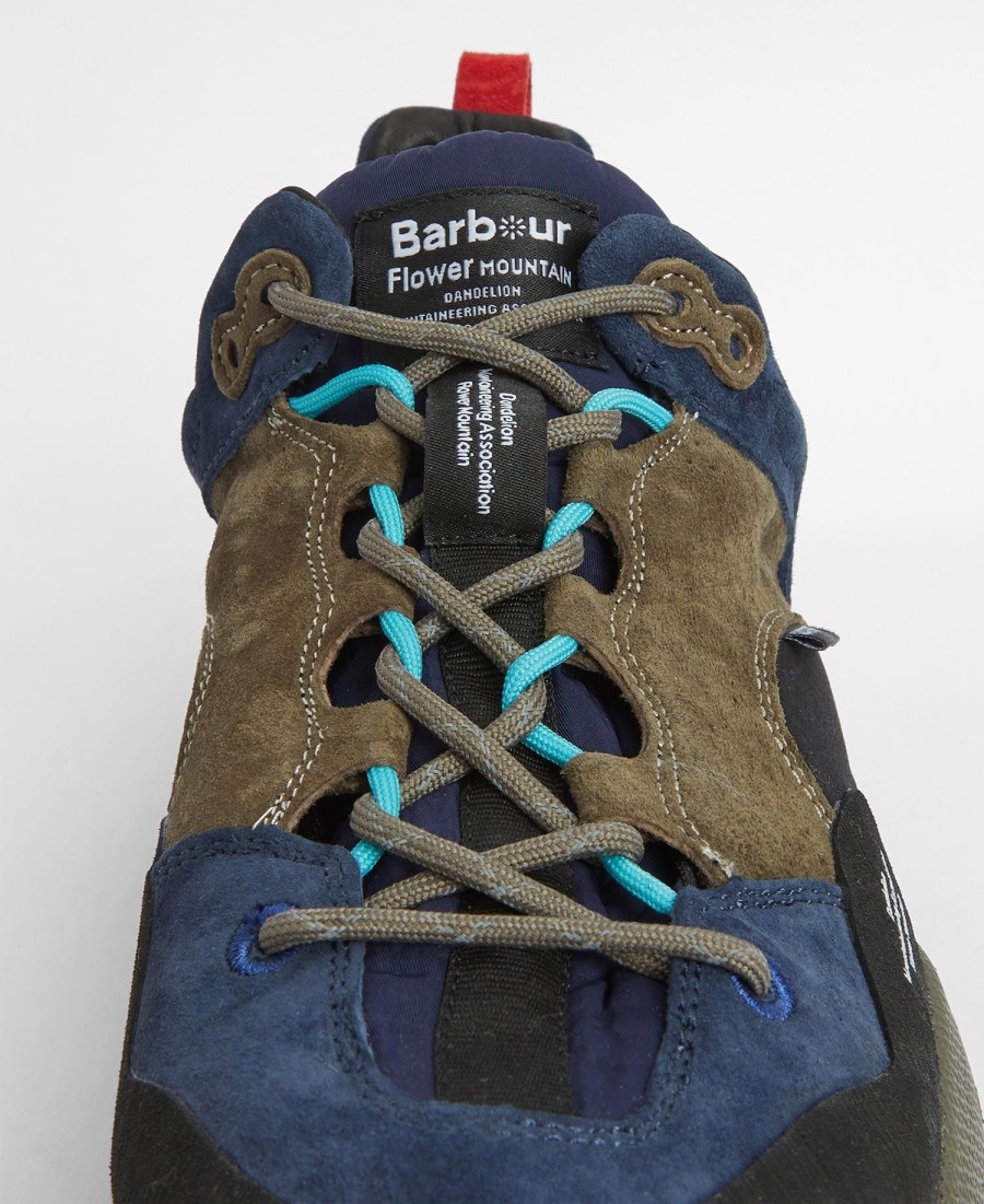 barbour x flower mountain back country uni sneakers