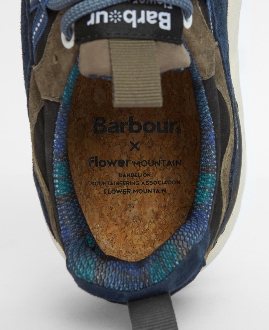 barbour x flower mountain yamano 3 uni sneakers