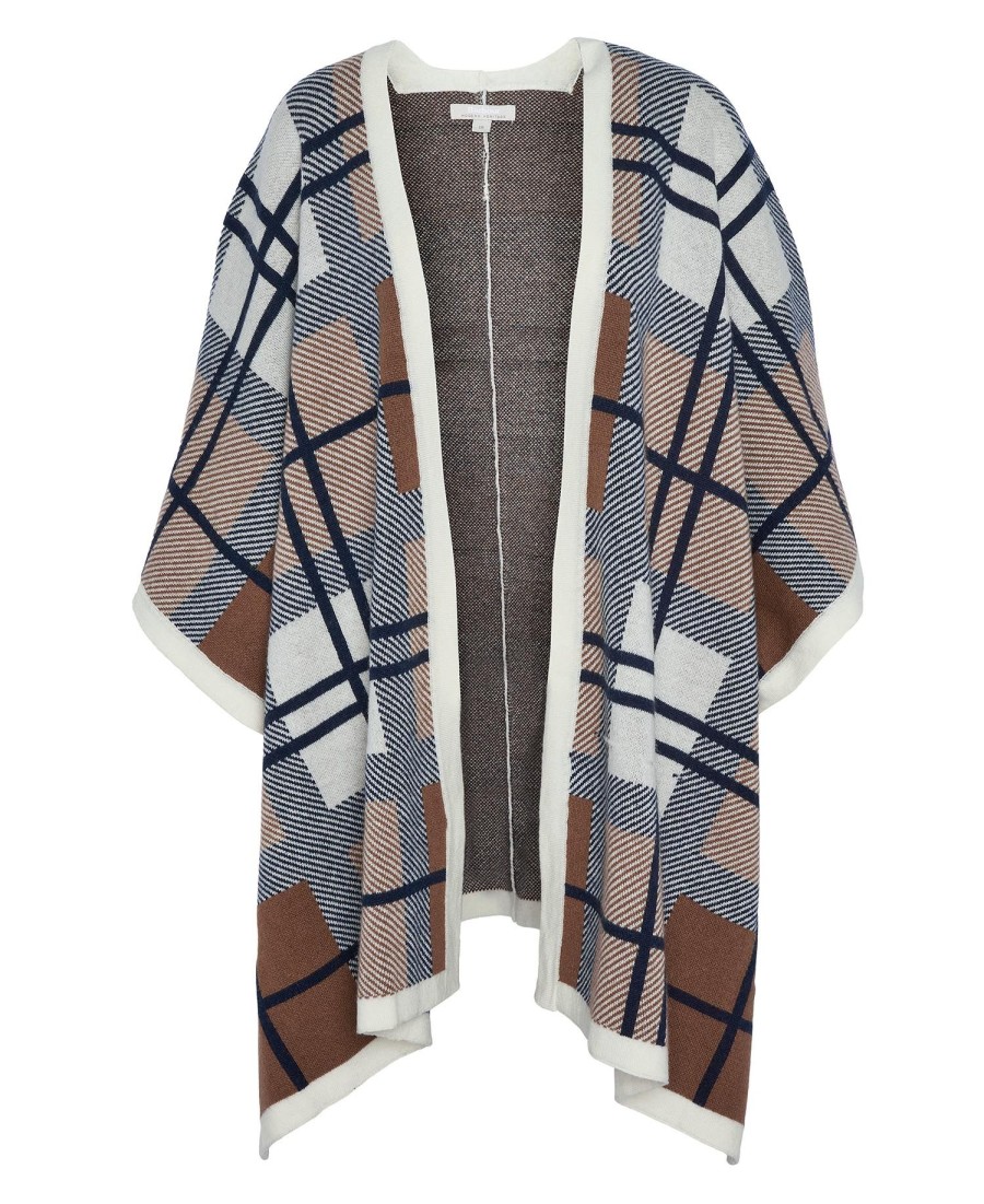 fioletowy pelerynowy tartan