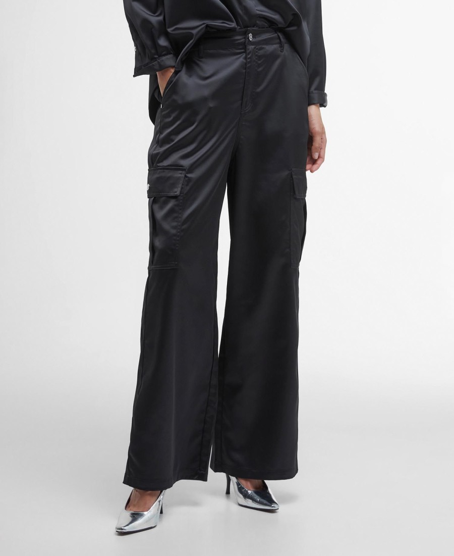 spodnie kaylee satin cargo