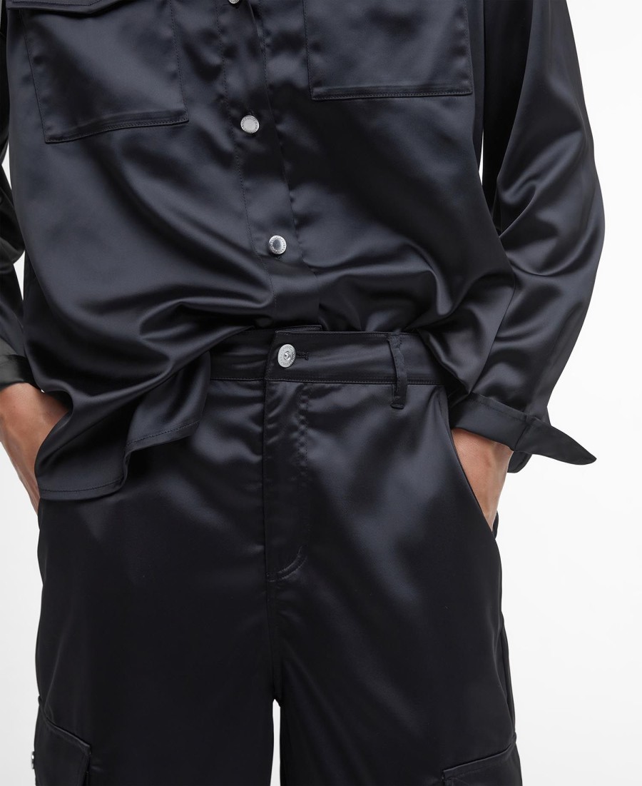 spodnie kaylee satin cargo