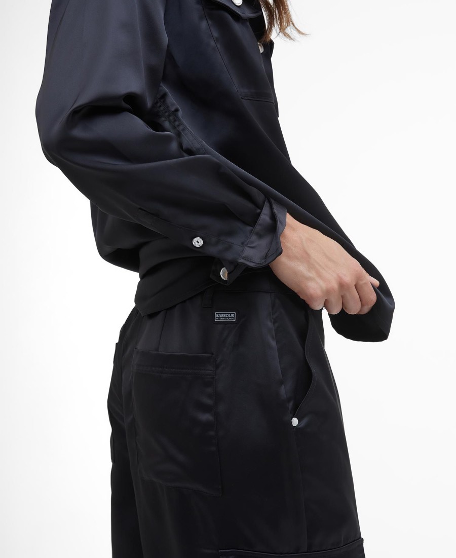 spodnie kaylee satin cargo