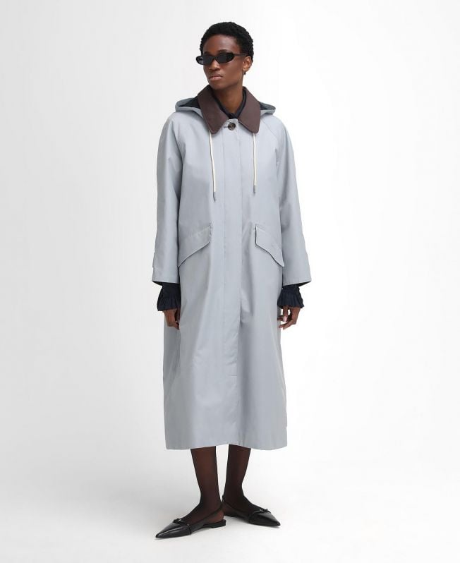 barbour the edit by alexa natalie wodoodporna kurtka samochodowa
